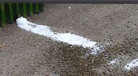 Foam Pumps Out Pipe
