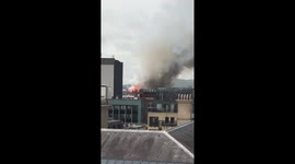 This is UNREAL. Loud bangs coming from the fire now. #belfast #primark https://t.co/MYoOIqrnGN