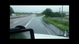 My GPS says prepare to leave the road