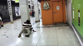Drunken Zombies in Shibuya Station, Tokyo.