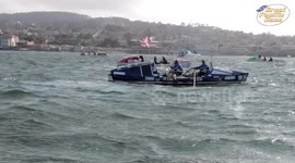 A former Royal Marine has become the first BLIND person to row across the Pacific