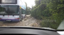 Inside Coverack flood 2nd vid