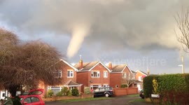 Funnel cloud in Hedge End, Hampshire UK
