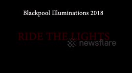 Blackpool Illuminations 2018 Ride The Lights (With music track)