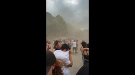 Dust Storm at Sziget Music Festival