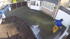 Block paving cleang