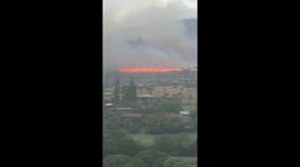 Fire in Kaanapali Maui Hawaii within minutes