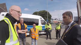 EDL members face off against Worcester mayor