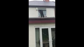 Footballer breaks into own house so he doesn't miss game