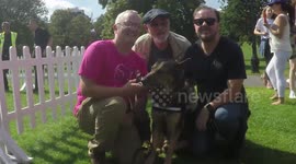 The Office Star Ricky Gervais attends Pup AId 2018
