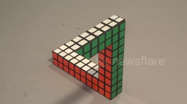 Man turns Penrose Triangle illusion into puzzle
