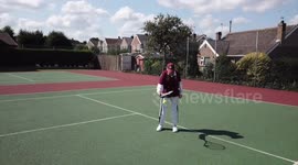 Meet Britain’s oldest amateur tennis ace - aged 99