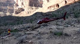 Sundance Helicopters Takeoff's & Landings in the Grand Canyon