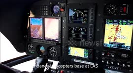 Sundance helicopter takeoff from Las Vegas McCarran International Airport