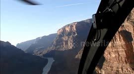 Sundance Helicopter landing in the Grand Canyon