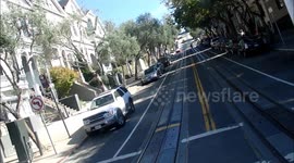 San Francisco Cable Car Ride POV | Hyde - Powell Street
