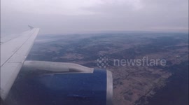 Foggy morning landing over lake Geneva | BA A319 | BA2736