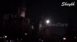 Harry Potter Projection Show at Hogwarts Castle, Universal Studios Hollywood, Florida