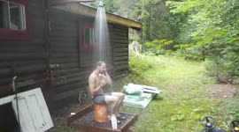 Little Bit of Luxury DIY Outdoor Shower