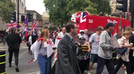 NEWS UK UNITY PRO BREXIT marchers