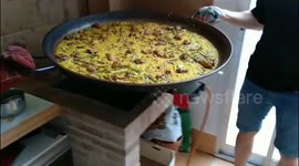 Paella en Nules con los amigos