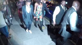Award winners Rose McGowan and Olly Alexander depart Tate Modern