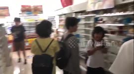 Shelves are empty