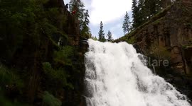 Brit kayaker performs unbelievable waterfall stunts