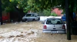 Flash floods hit Nuevo Leon, Mexico