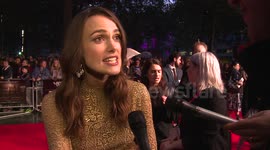 Keira Knightley and Benedict Cumberbatch on the red carpet at The Imitation Game film premiere