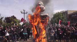 Student protests in Santiago, Chile