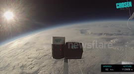 Sending a burger and chips into space