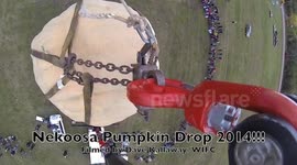 Nekoosa Giant Pumpkin Drop 2014!!!