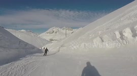 TIGNES SKIING WITH A CENTRIPRO