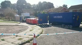 Decontamination work begins at the Salisbury home of Sergei Skripal