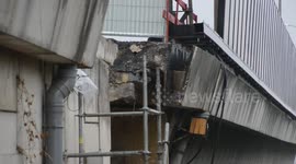 7 september 2018.Viaduc of Gennevilliers (Paris suburb). After the collapse of the bridge of Genoa, the french State surveils the Viaduc de Gennevilliers after its own partial collapse .
