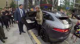 Film Star Jeff Goldblum Arrives AT The GQ Awards