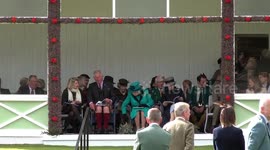 Queen Elizabeth attends annual Braemar Gathering in Scotland