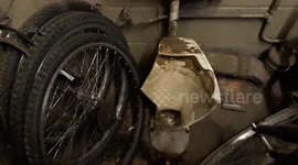 Flushing a Smashed Toilet