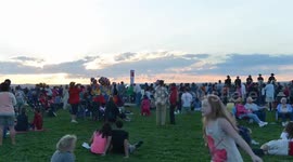 Time lapse video of Balloon Fiesta in Albuquerque, New Mexico