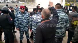 Russian police arrest protesters at rally against Putin's pension reform plan