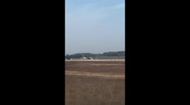Car breaches security fence at Lyon airport