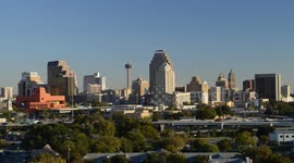 San Antonio,TX Skyline Animation