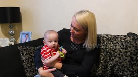 Toddler with a rare genetic disorder will spend his life in darkness because he is allergic to sunlight