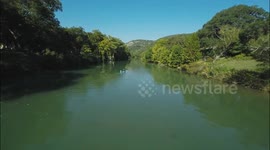 Guadalupe River near Canyon Lake, TX 10-24-14