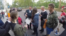 Danny Dyer mobbed by fans in London