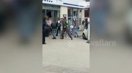 13-year-old boy being dragged inside Tesco by security staff