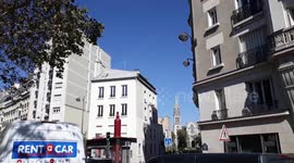 The famous Big Bottle (La Grosse Bouteille, in french) still on its building after having avoided a demolition in 2017. (Images of the 11 september 2018, Paris, France, boulevard Richard Lenoir)