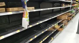Canned goods going quick in supermarkets