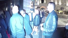 Joey Essex and his new girlfriend Sabreena Diamond attend King of Thieves after party